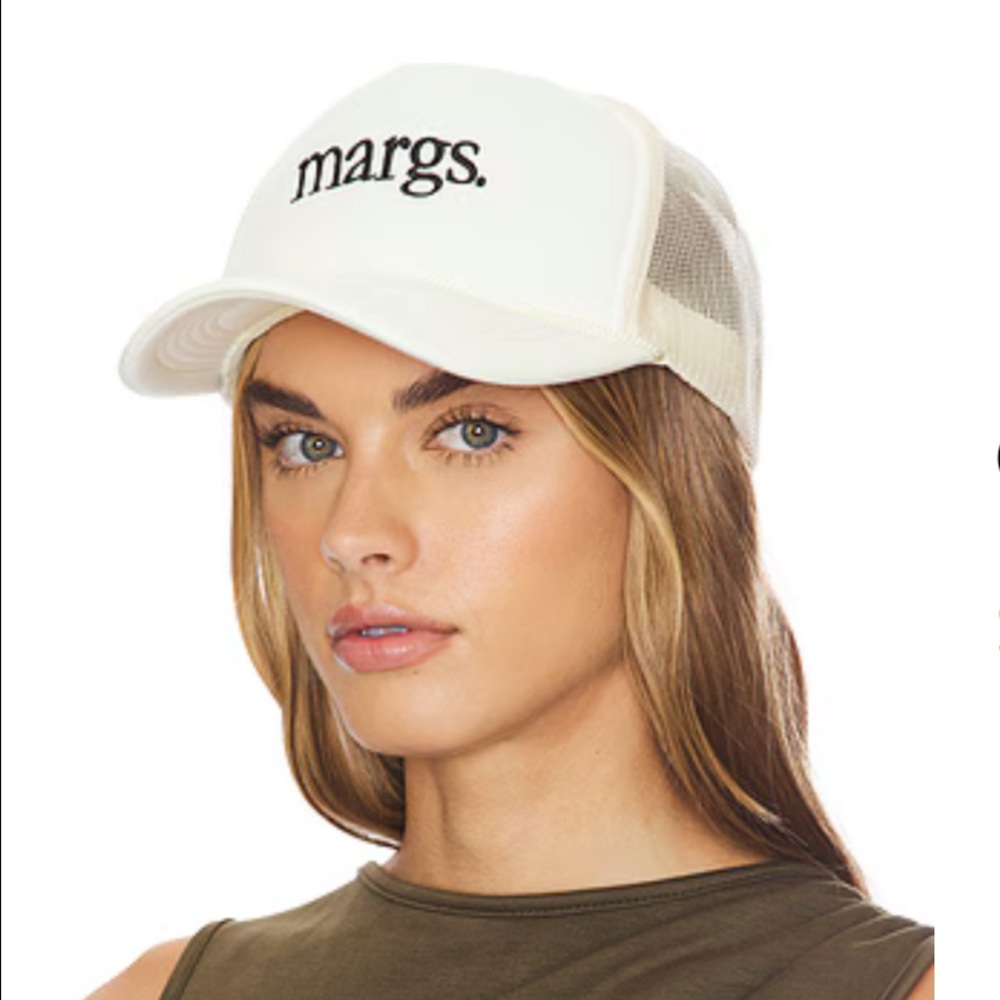 Margs. Trucker Hat in Bone Motel Margarita